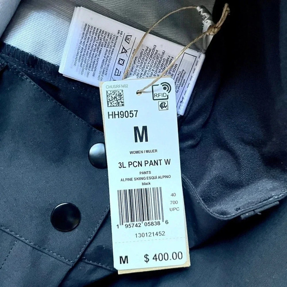 NWT Adidas Terrex 3-Layer Waterproof Snow Pants Bibs - Picture 5 of 7